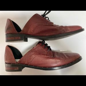 Freda Salvador d’Orsay leather oxfords size 9.5